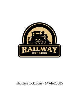 Train Logo Design Vector Template