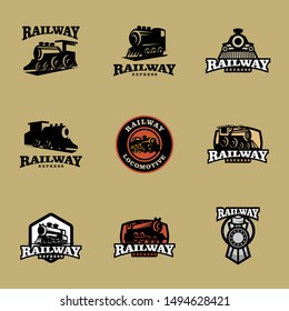 Train Logo Design Vector Template