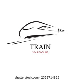 Icono del logotipo del tren , Plantilla de diseño del logotipo del tren, Vector del tren
Diseño de ilustración vectorial de la plantilla del logotipo del tren