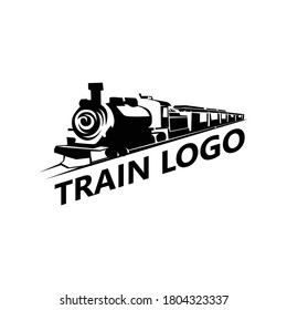 Train Logo Template Design Vector