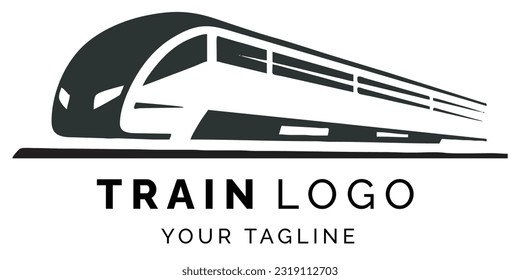 train logo vector design illustration