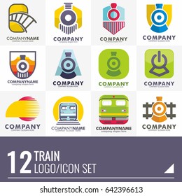 train logo/icon bundle