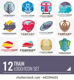train logo/icon bundle