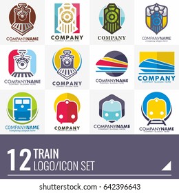 train logo/icon bundle