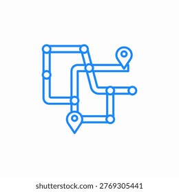 train map icon sign vector
