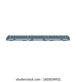 Train of metro vector icon.Cartoon vector icon isolated on white background train of metro .
