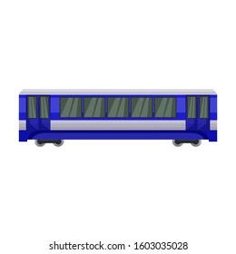 Train of metro vector icon.Cartoon vector icon isolated on white background train of metro .