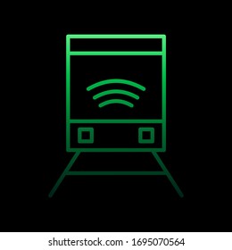 train nolan icon. Simple thin line, outline vector of internet things icons for ui and ux, website or mobile application