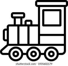 Icono de esquema de tren para su sitio web y otro contenido