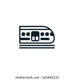 Train outline icons. Vector illustration. Editable stroke. Isolated icon suitable for web, infographics, interface and apps.