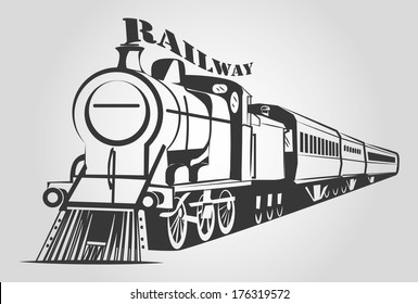 TRAIN OUTLINE vector