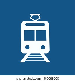 Train outline vector