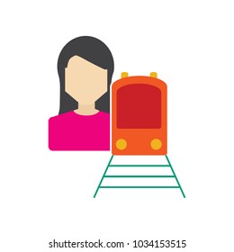 Train People Logo Icon Design
