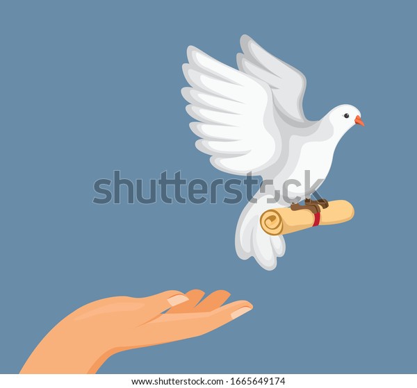 584 Pigeon Carrying Letter Images Stock Photos And Vectors Shutterstock