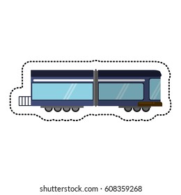 train rail passenger transport shadow