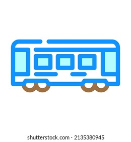 train railway transport color icon vector. train railway transport sign. isolated symbol illustration