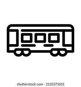 train railway transport line icon vector. train railway transport sign. isolated contour symbol black illustration