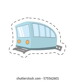 train related icon image, vector illustration design