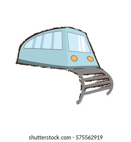 train related icon image, vector illustration design