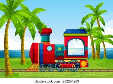 Paseo en tren por el océano
