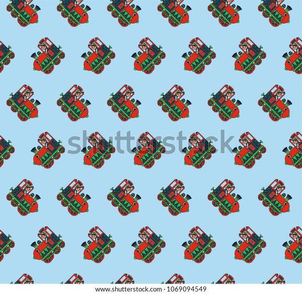 train wrapping paper