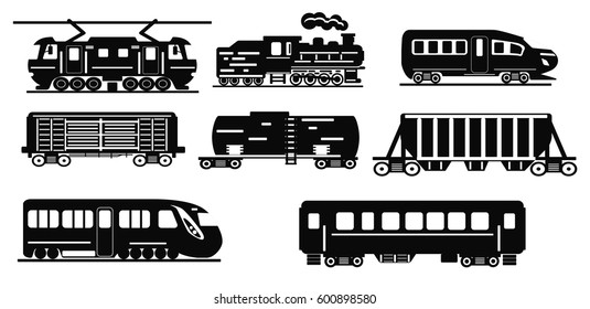 Train set icons