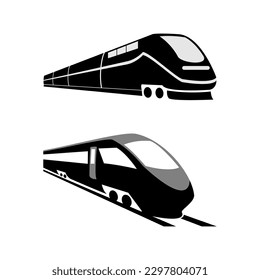 Train set illustration vector design