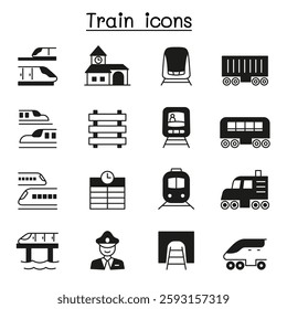 Train  set vector illustration graphic design