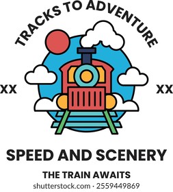 A train is shown with the words Speed and Scenery written below it