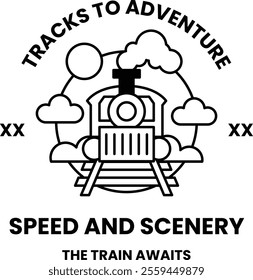 A train is shown with the words Speed and Scenery written below it