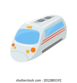 Train Sign Emoji Icon Illustration. Transport Railway Vector Symbol Emoticon Design Clip Art Sign Comic Style.