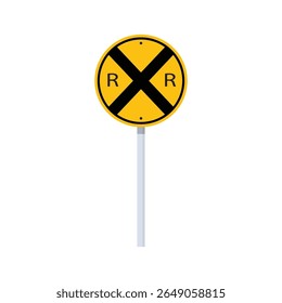 Train sign railway symbol design