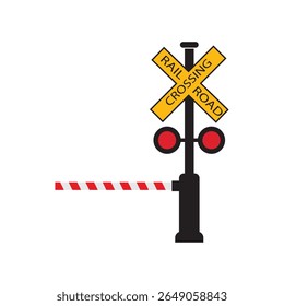 Train sign railway symbol design