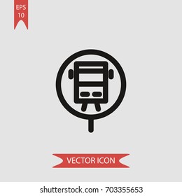 Train sign vector icon illustration symbol