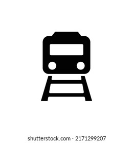 train signal icon flat style trendy stylist simple