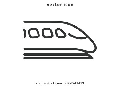 Train silhouette vector illustration art design logo icon. Simple flat graphic icon. Metro train icon in flat style. Subway vector illustration on isolated background. Transport sign.