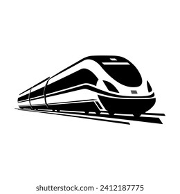 Train Simple Logo Vector Illustration EPS10