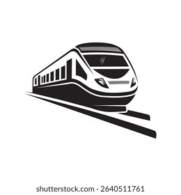 Train simple luxury  template vector logo