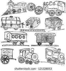 Train sketch elements
