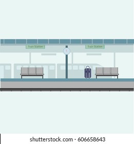 Train Station Background