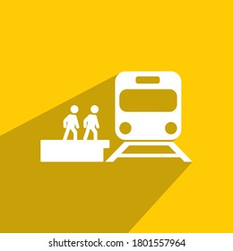 Bahnhofssymbol, Vektorsymbol der Automobil
