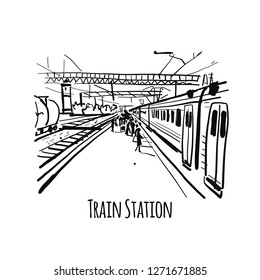 Train station, sketch for your design