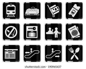 Train station symbols