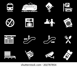 Train station symbols