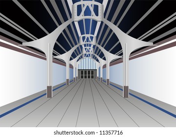 train station vector