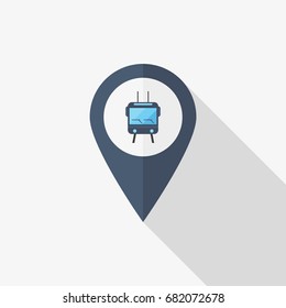 train station vector icon