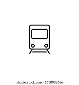 train, subway icon vector illustration