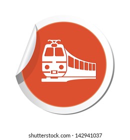 Train symbol. Vector illustration