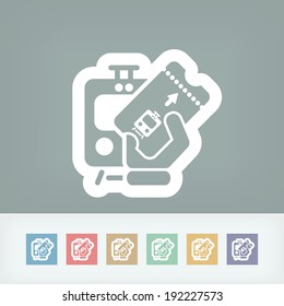 Train Ticket Icon