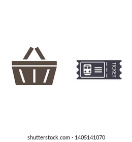  train ticket , icon. Vector  Eps 10 . Lorem Ipsum Flat Design 